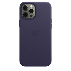 iPhone 12 Pro Max Leather Case with MagSafe Deep Violet