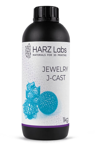 Фотополимерная смола HARZ Labs J-Cast, голубой (1000 гр)