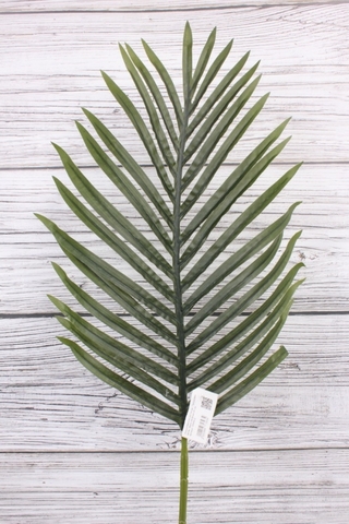 Искусственное растение, Лист Пальмы, Темно-зеленый, 85 см, 1 шт.