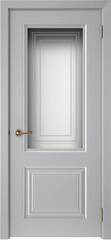 Дверь Смальта-42 / Цвет Серый ral / Сатинат, ультрафиолетовая печать / Двери ТЕКОНА