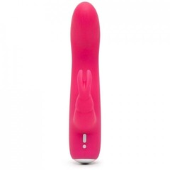 Минивибратор Happy Rabbit розовый