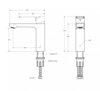 Cezares STYLUS-LS-BORO STYLUS-LS-BORO Смеситель для раковины однорычажный с донным клапаном, брашированное золото