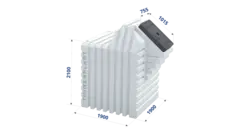 Погреб 1900 Б Тингард(250x190x270см;670кг;) - арт.555902