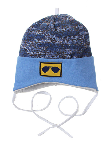 10056-1 шапка для мальчиков, голубая