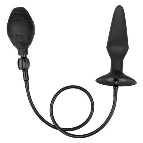 Расширяющаяся анальная пробка со съемным шлангом Large Silicone Inflatable Plug - 13,25 см. - California Exotic Novelties Anal Toys SE-0430-20-3