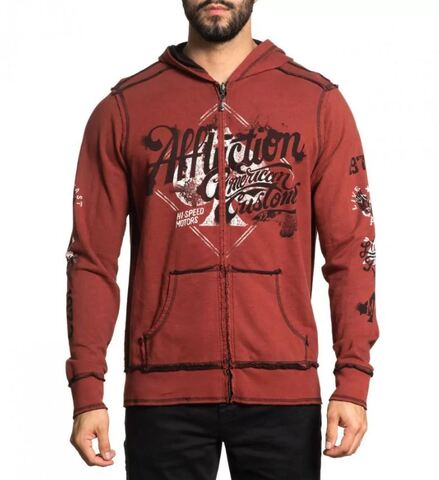Affliction | Худи мужское Hoody CONCRETE A26188 перед