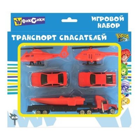 Игровой набор"Фиксики. Транспорт спасателей"