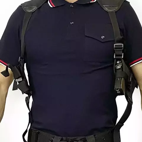 Кобура  наплечная спецназа и полиции Gunpad Cordura (черная)