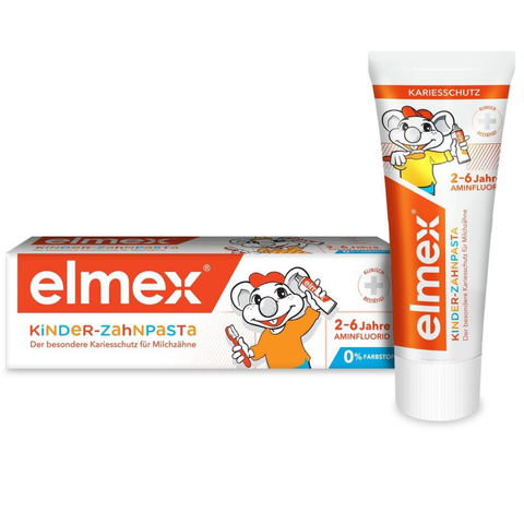 Зубная паста детская ELMEX для детей от 2 до 6 лет, 50мл