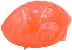 ЗооЭкспресс домик для хомяка DeLuxe с дверцей полупрозрачный 18*12*9 см