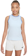 Теннисная футболка для девочки Nike Court Dri-Fit Victory Tank - blue tint/polar/white