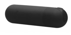 Черная перезаряжаемая вибропуля 7 Speed Rechargeable Bullet - 7,7 см. - 