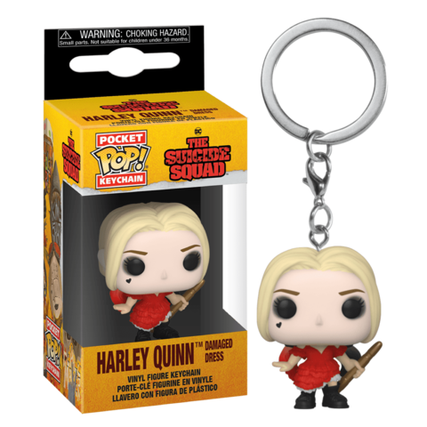 Брелок Funko POP! DC. The Suicide Squad: Harley Quinn (Damaged Dress)