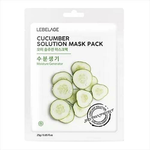 Lebelage Маска тканевая Lebelage Cucumber Solution Mask