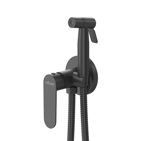 Cezares STYLUS-DIF-NOP STYLUS-DIF-NOP Гигиенический душ со смесителем, черный матовый