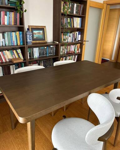 Прямоугольный кухонный стол из дерева - ZIGGY 40