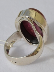 Турмалин (кольцо серебряное )