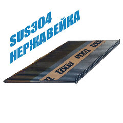 Реечные гвозди по дереву на бумажной кассете D34 TOUA