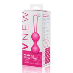 Розовые вагинальные шарики VNEW level 2 - 