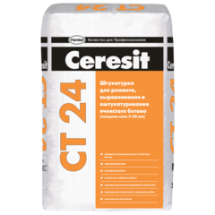 Штукатурка для ячеистого бетона Церезит СТ 24 25 кг