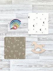 Сет из 2х пелёнок Mjölk Лес New/Ночное небо