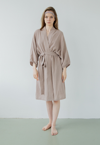 Халат Luxberry Муслин и комфорт тауп