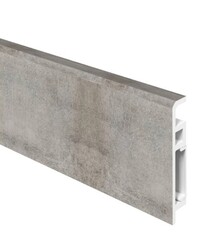 Напольный плинтус ПВХ Foresta Concept Бетон Серый FC 013 2000х70х13 мм