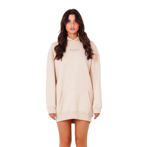 Dreams Hooded Dress Beige