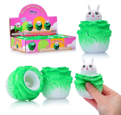 Антистресс Зайка в Капусте с запахом, в уп 12шт. цена за шт.