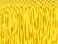 Тесьма текстиль бахрома, 15 см, жёлтый