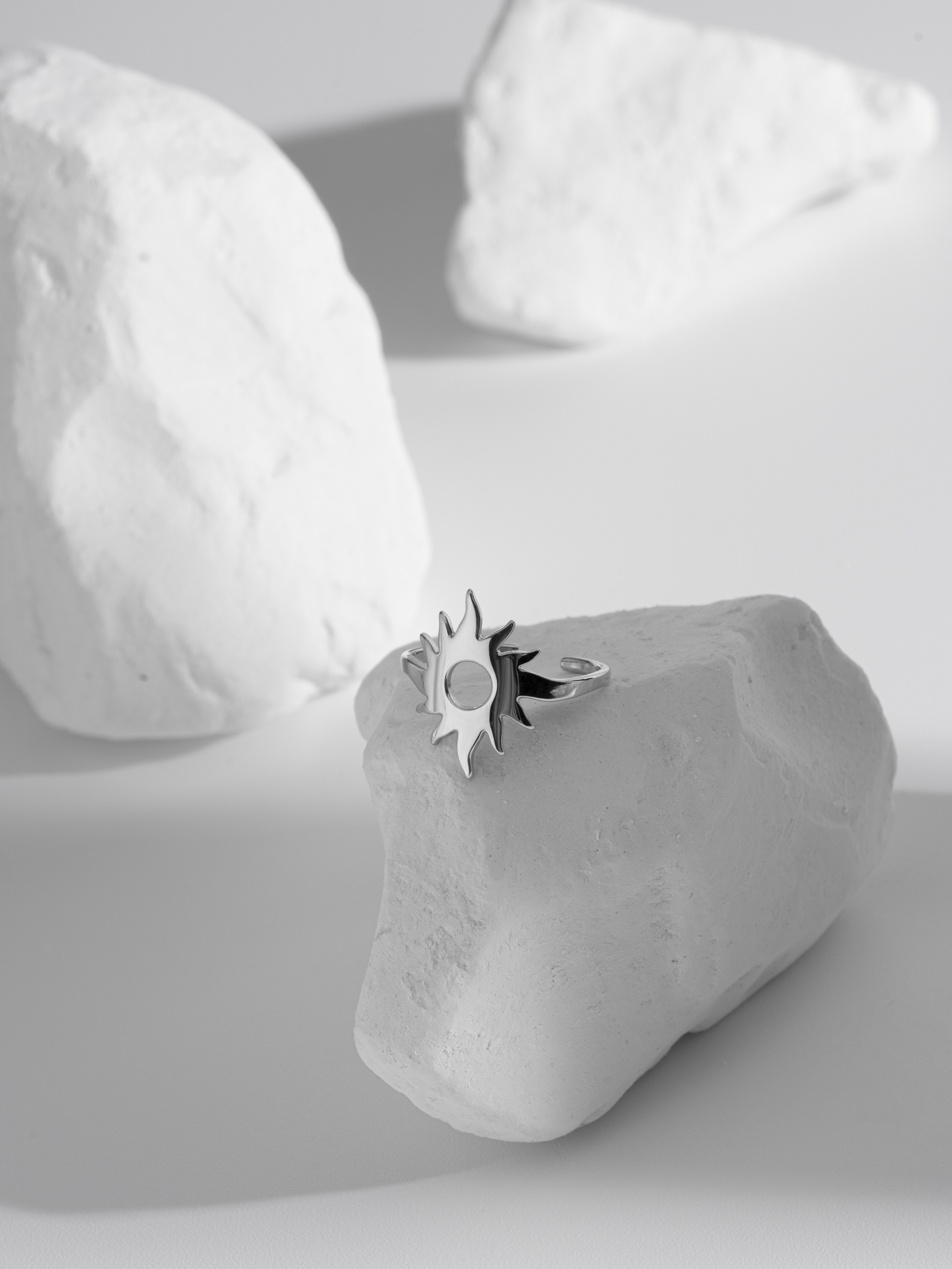 Кольцо на фалангу Солнце