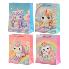 
          Подарочный пакет Basir, серия "Единорог", голографическое тиснение, 18*23*10 см, ассорти