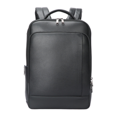 Рюкзак деловой BOPAI чёрный нат. кожа (уценка)