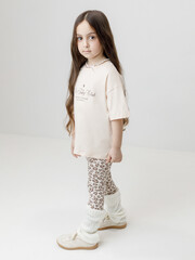 фуфайка  для девочки  МП 302791/молочный 1107