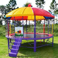 Батутная арена «Цветной Домик Прыжков», диаметр 10 футов 4,2x3,5x2,8 м