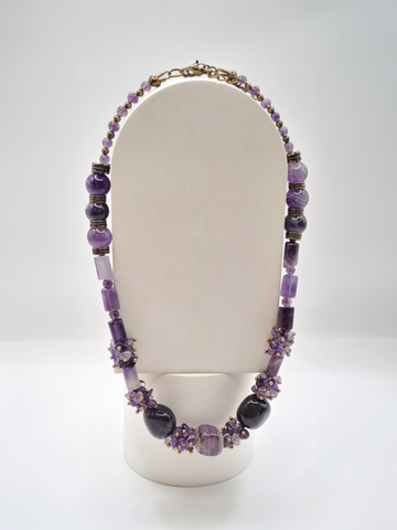 Колье "Глициния"