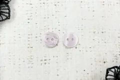 Пуговицы блузочные, d 1,1 см, 2 прокола, светло-розовый