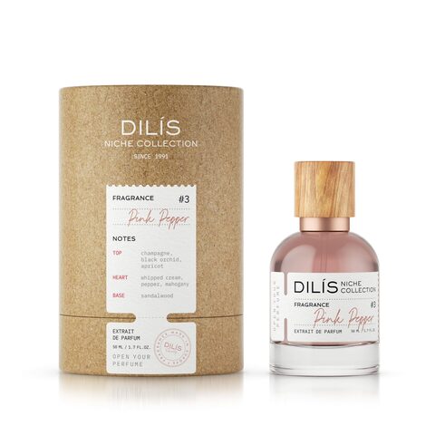 Dilis NICHE COLLECTION Духи д/жен  #3 PINK PEPPER  (PINK MOL. Zarkoperfume) (874) 50мл
