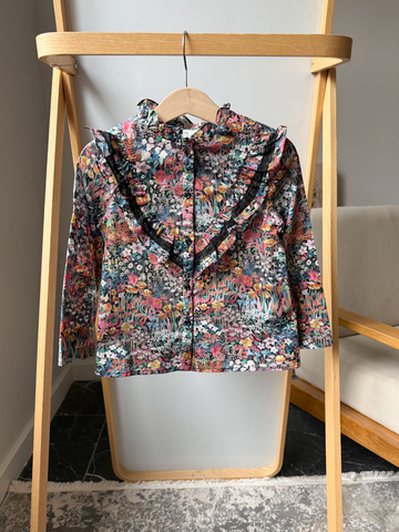 Новая хлопковая блузка Bonpoint, 104