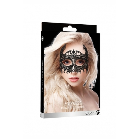 Shots Кружевная маска ручной работы на глаза Empress Black Lace Mask