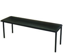 Скамья мягкая без спинки трехместная