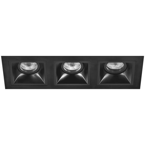 Комплект из светильников и рамки Domino Lightstar D537070707