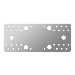 ЗУБР КП-2.5, 210 x 90 x 2.5 мм, цинк, крепежная пластина (31023-210) (20 штук)