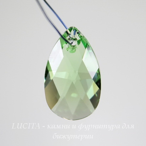 6106 Подвеска Сваровски Капля Peridot (16 мм)