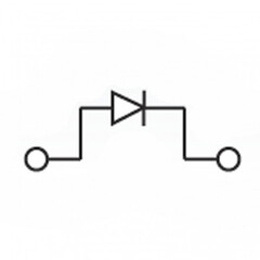 Съемный модуль для клемм CCC4U и CXCC4. Диодная схема D1