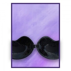 Пэстисы на грудь Оки-Чпоки, push up эффект. на силиконе, размер M, набор 2 шт, черный