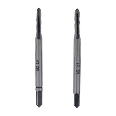 Метчик М 2,0х0,4 (Комплект 2шт, левый) CSN223010 115CrV3 6h(2N) 34мм a=2,0 Bucovice(CzTool) 120020