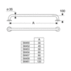 Ideal Standard Contour 21 S6461AC Поручень для ванны