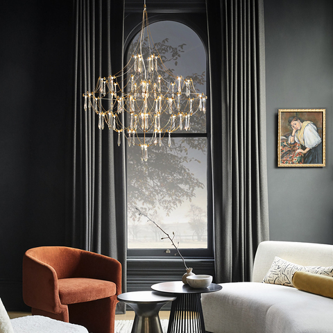 Подвесной светодиодный светильник Freya Amela FR6138PL-L44BS