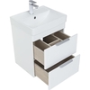 Aquanet Ирис New 312422 Тумба с раковиной, цвет: белый